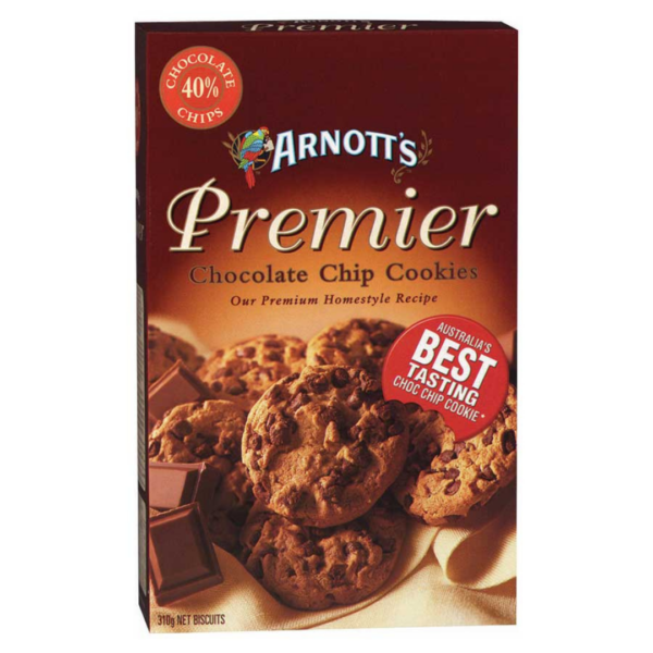 Arnotts Biscuits Premier Choc Chip Cookie