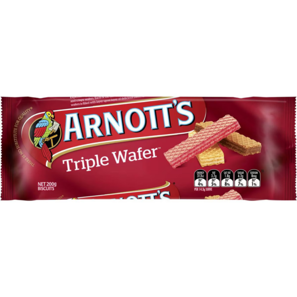 Arnotts Biscuits Triple Wafer