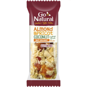 Go Natural Trail Bars Almond Brazil l55gm 5 bars/pack