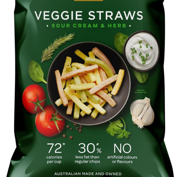 Infuzions Veggie Straws 90gm