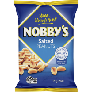 Nobby's Salted Peanuts 375gm