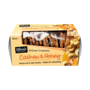 Olina's Artisian Crackers Cashew Honey