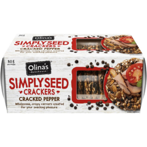 Olina's Artisian Crackers Pepper