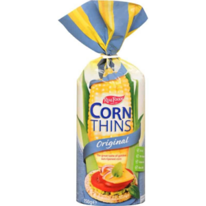 Real Com Thins Popped l50gm Original