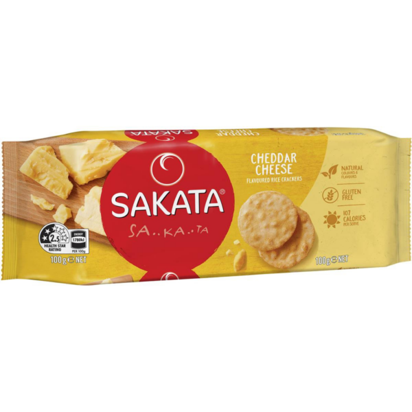 Sakata Rice Crackers cheddar
