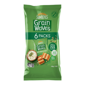 Sunbites Grainwaves 170gm Sour Cream