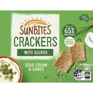 Sunbites Snack Crackers Chives