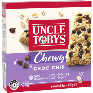 Uncle Toby's Chewy Muesli Bar 185gm