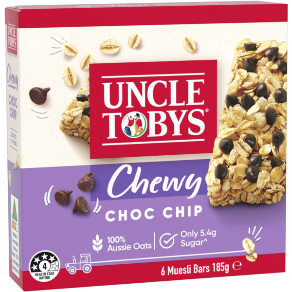 Uncle Toby's Chewy Muesli Bar 185gm