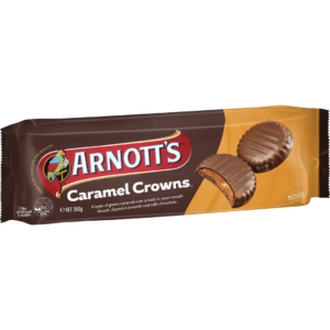 Arnott's Biscuits Caramel Crowns