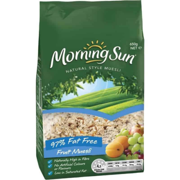Morning Sun Fruit Muesli Breakfast