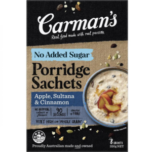 Carman' Porridge Sachets Fruits