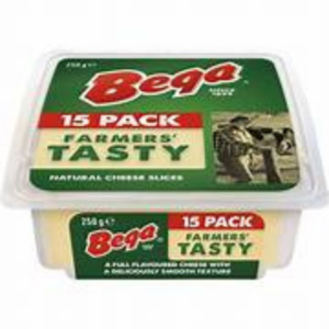 Bega Cheese Slices 250gm