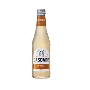 Cascade Sparkling Ginger Beer 375ml Glass Bottle Screw Cap CTN/24