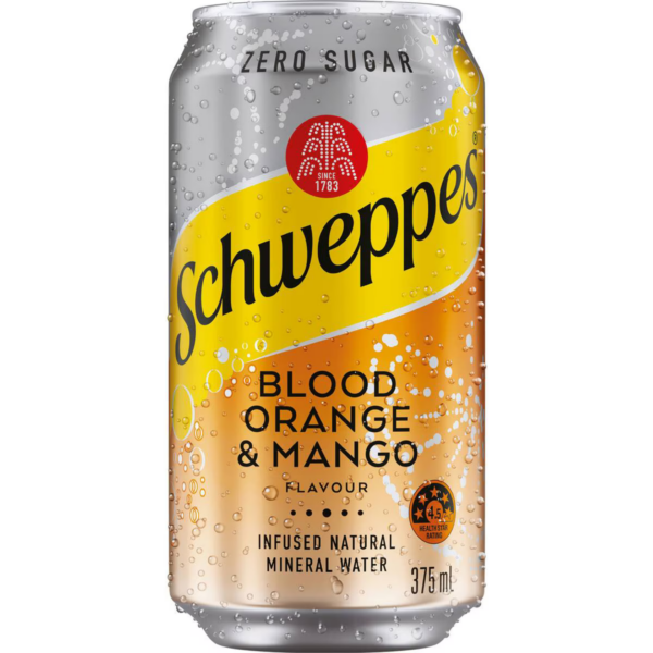 Schweppes/Solo/Pepsi Orange Mango 375ml CTN/24