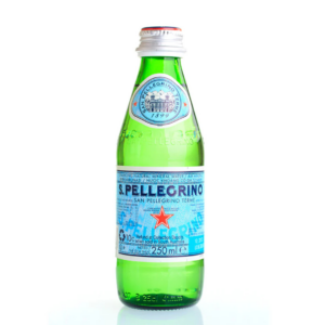 San Pelligrino Sparkling Mineral Water 250ml Glass Bottle Ctn/24
