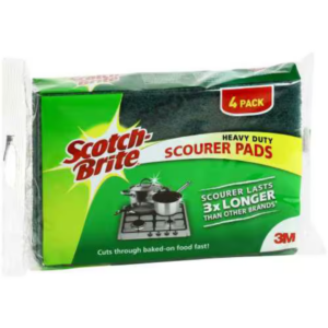 Scotchbrite Scourers 4pk