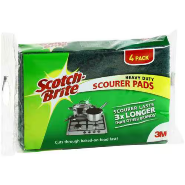 Scotchbrite Scourers 4pk